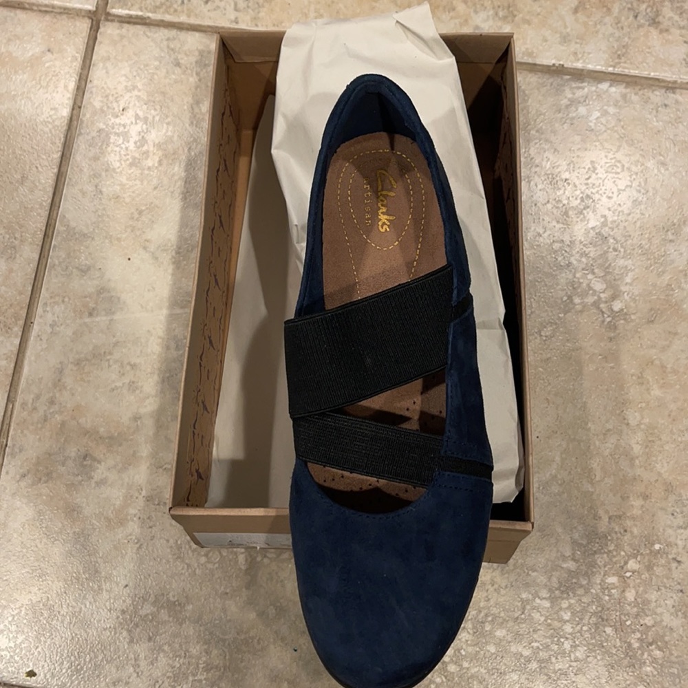 Clarks women's shoes daelyn villa flat slip on